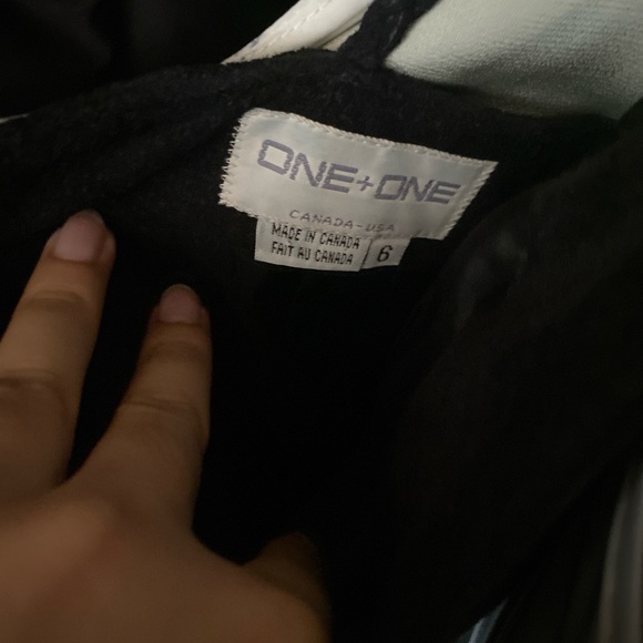 Vintage Genuine Leather Suede Mini Dress in Black - Picture 9 of 9